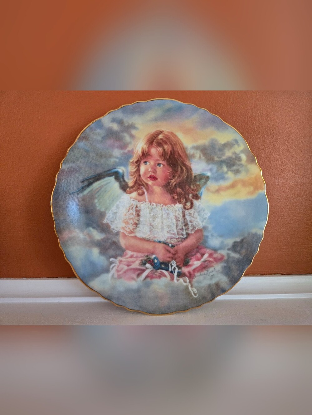 Sandra Kuck "Angel Of Sharing" Collector's Plate